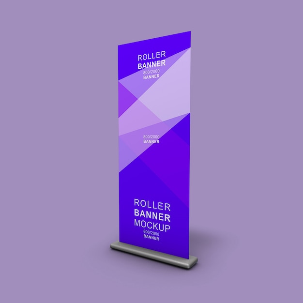 Maquete de rollup de stand-up corporativo xbanner