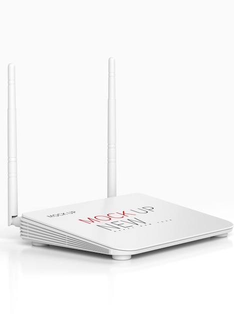 PSD maquete de roteador de rede wi-fi