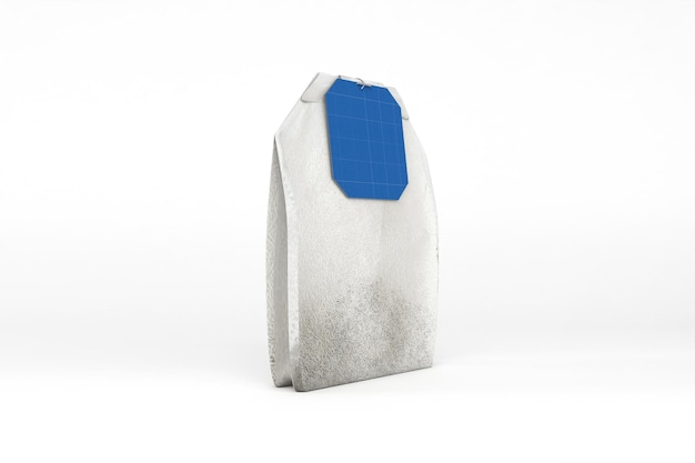 Maquete de rótulo de chá