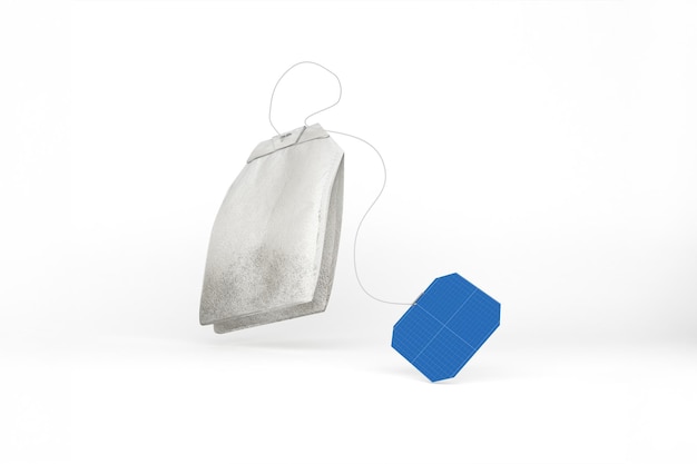 Maquete de rótulo de chá