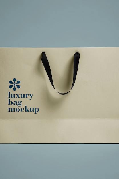 Maquete de sacola de compras de luxo