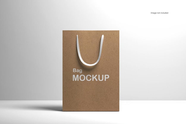 Maquete de sacola de compras