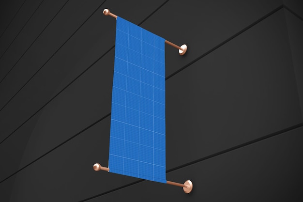 PSD maquete de sinal de bandeira