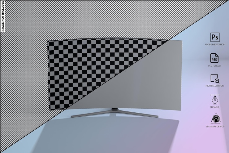 PSD maquete de smart tv vol 3