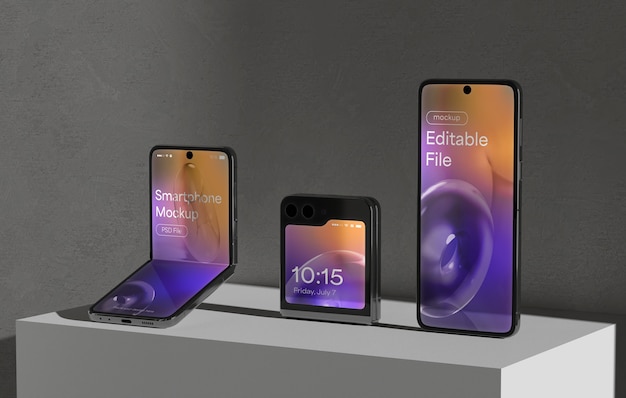 Maquete de smartphone 3D