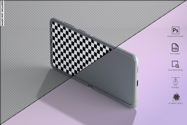 Maquete de smartphone dobrável Z Flip vol 2
