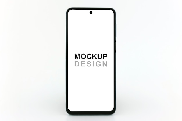 Maquete de smartphone em fundo branco