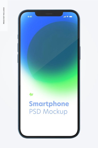 PSD maquete de smartphone, vista frontal