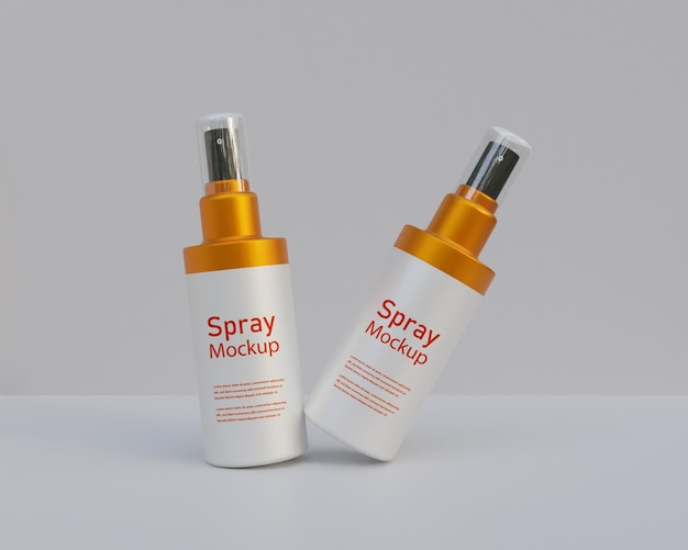 Maquete de spray de perfume