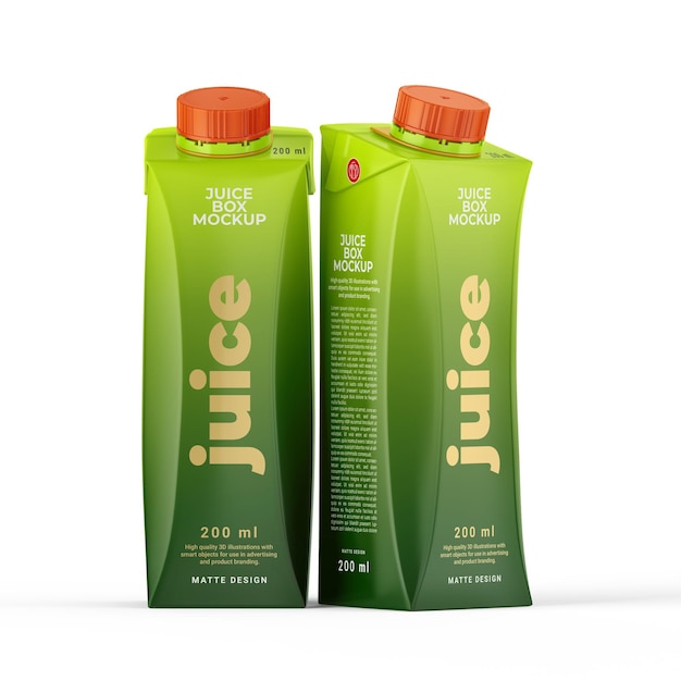 Maquete de suco fosco 200 ml