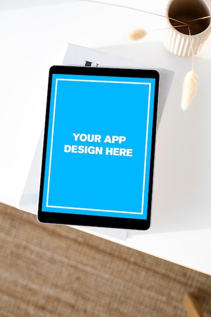 PSD maquete de tablet digital