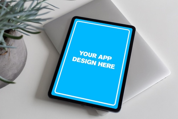 PSD maquete de tablet digital