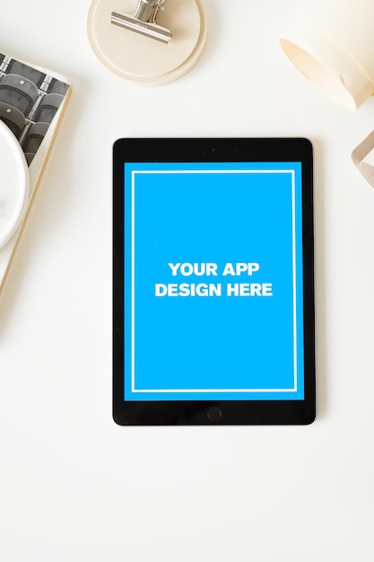 PSD maquete de tablet digital
