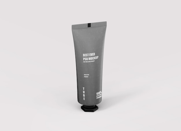 Maquete de tubo de creme cosmético