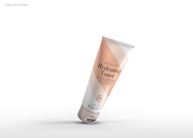 Maquete de tubo de creme cosmético