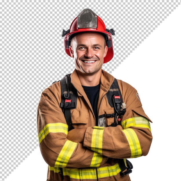 PSD maquete de um bombeiro