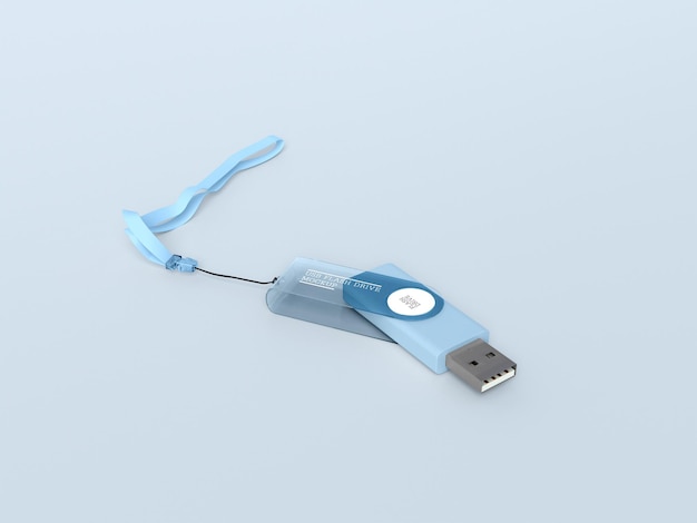 Maquete de unidade flash USB