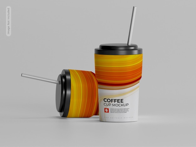 Maquete de xícara de café