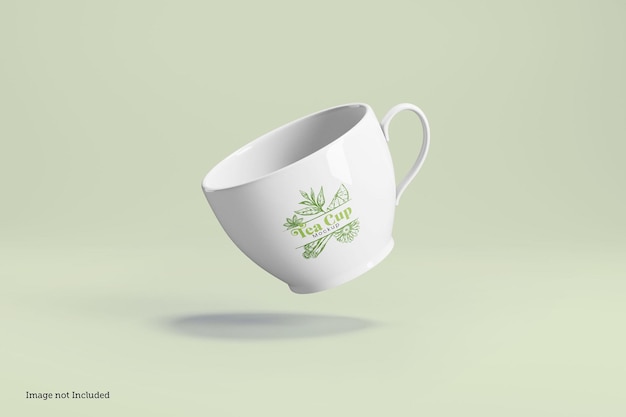 PSD maquete de xícara de chá