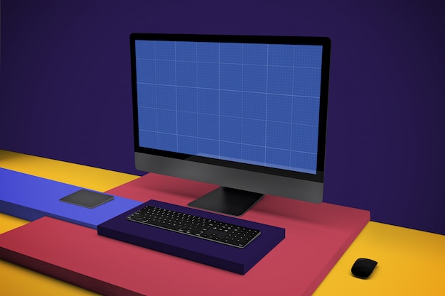 Maquete do computador