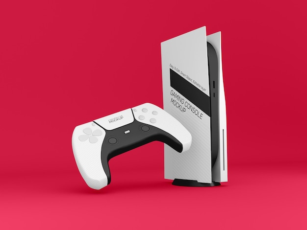 Maquete do console de jogos