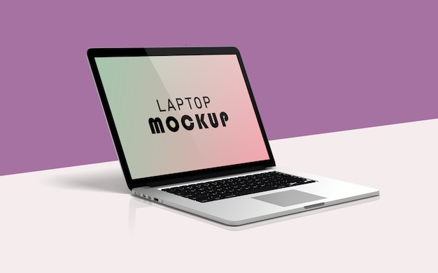 Maquete do Laptop limpo pro