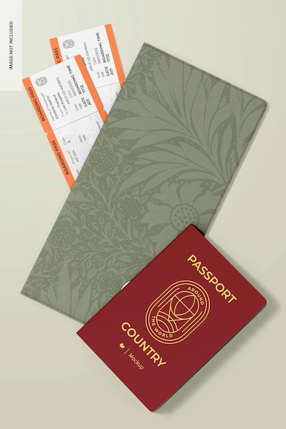 Maquete do Porta Passaporte Longo, Vista Direita