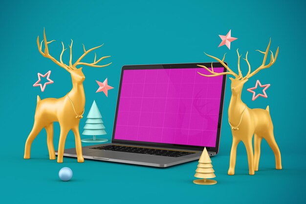 PSD maquete do site de natal