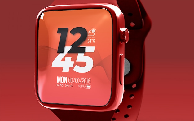 Maquete do smartwatch psd premium