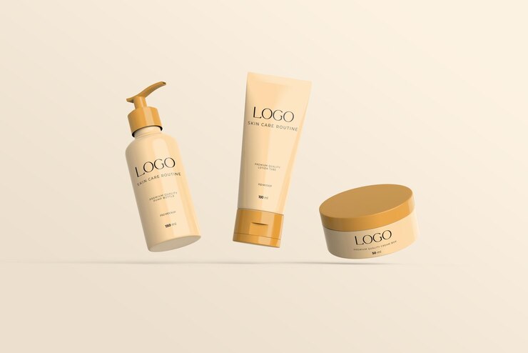 Maquete PSD de produto cosmético