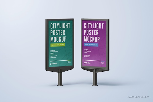 Maquette D'affiche Citylight