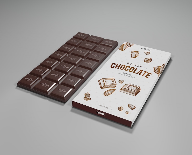 PSD maquette au chocolat