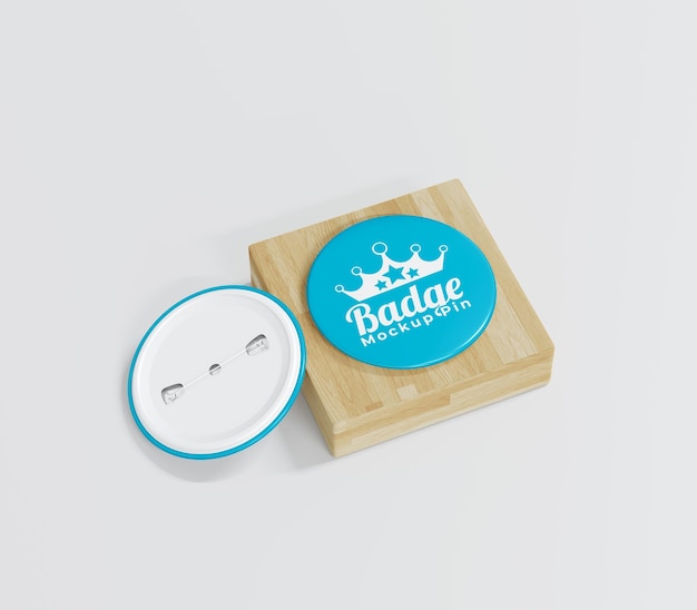 Maquette De Badge Simple Pour Le Merchandising