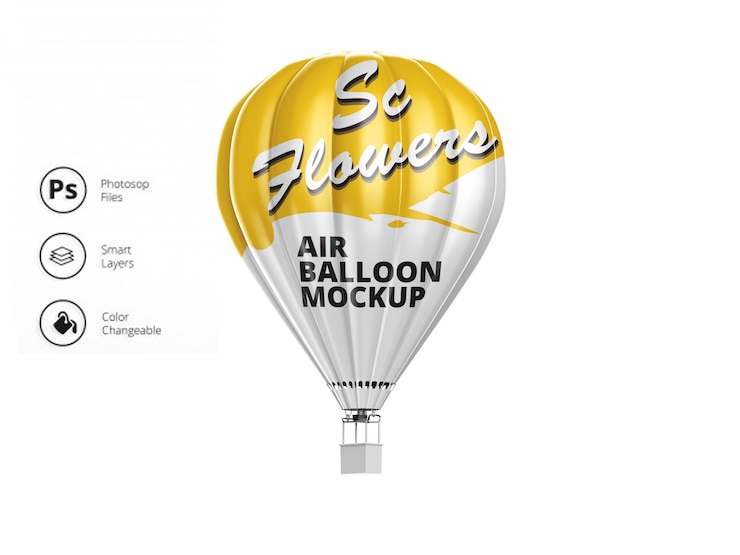 PSD maquette de ballon à air
