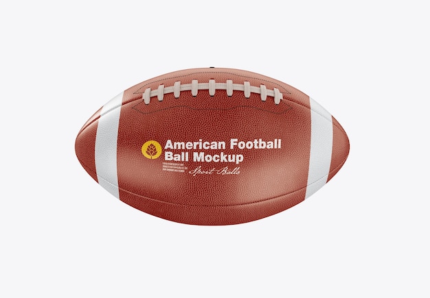 PSD maquette de ballon de football américain