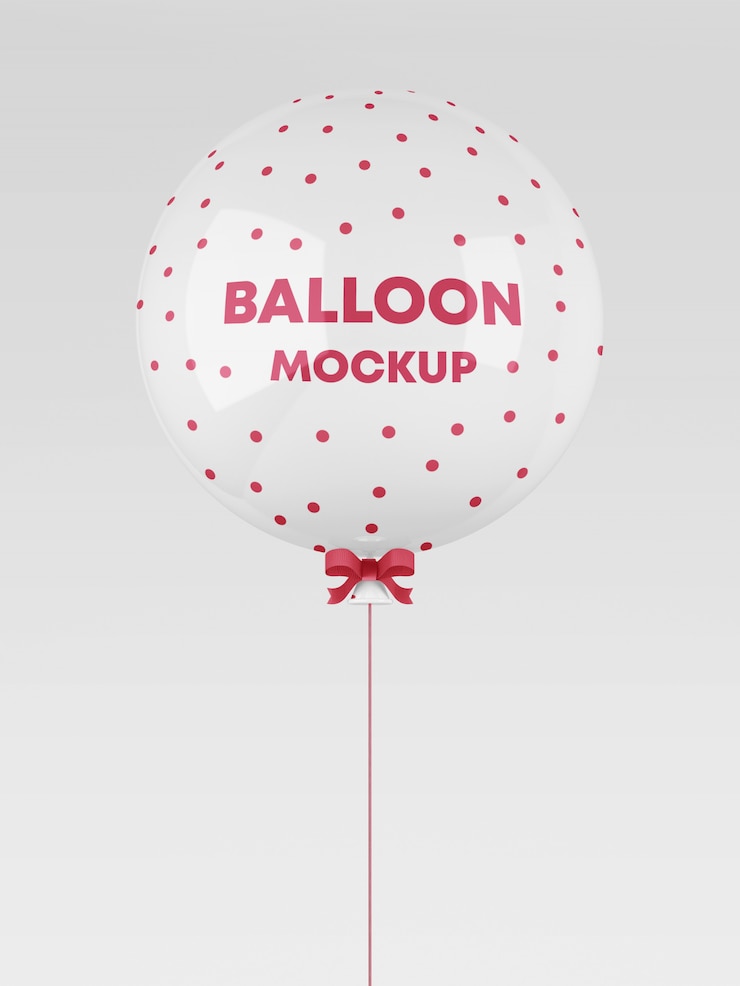 PSD maquette de ballon réaliste
