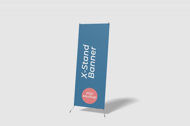 PSD maquette de bannière x-stand