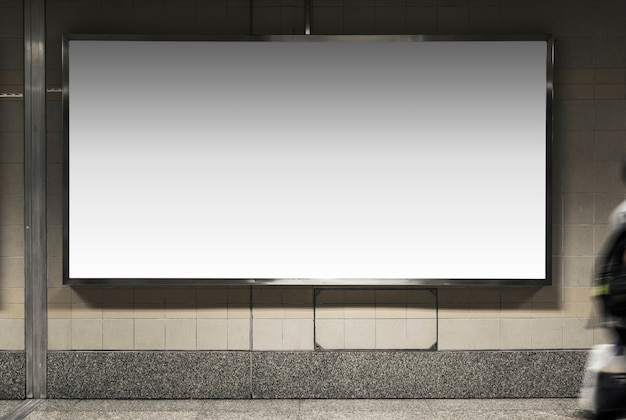Maquette billboard Blank