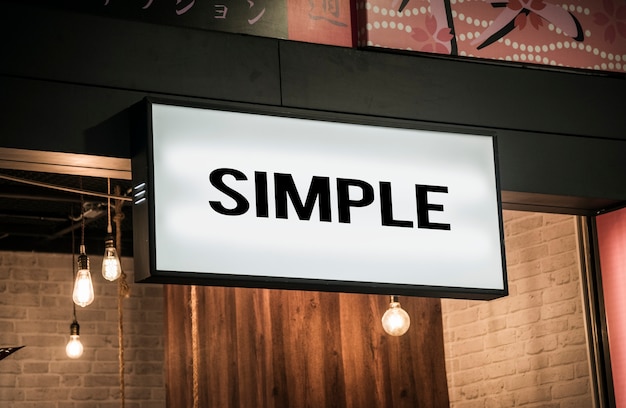 maquette de billboard simple
