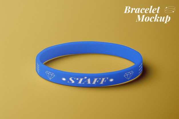 Une Maquette De Billet De Bracelet Du Festival