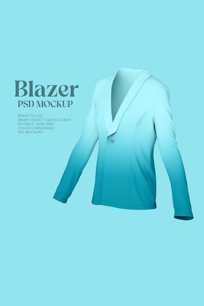 PSD maquette de blazer