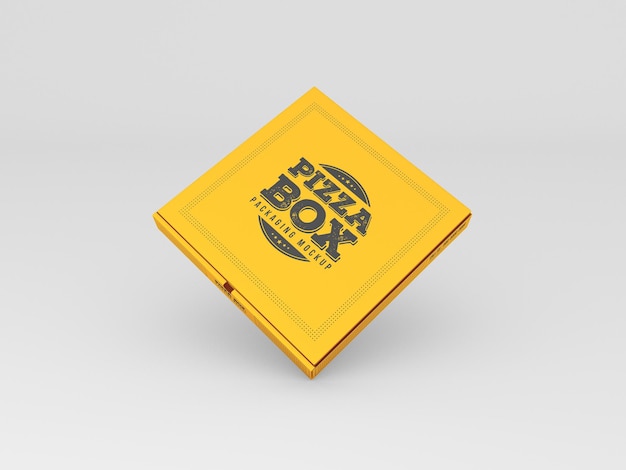 PSD maquette de boîte à pizza