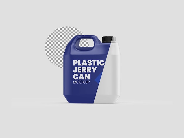 La maquette de la boîte en plastique