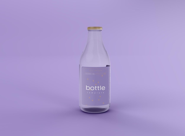 Maquette de bouteille 3D