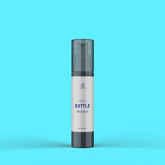 Maquette de bouteille cosmétique