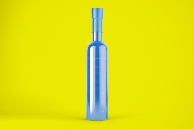 PSD maquette de bouteille d'huile d'olive