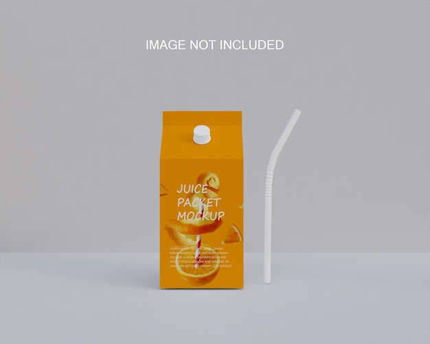 Maquette de bouteille de jus 3d Realestics