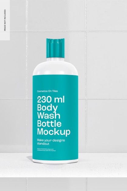 Maquette de bouteille de lavage corporel de 230 ml