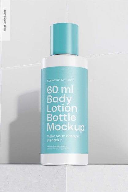 Maquette de bouteille de lotion pour le corps de 60 ml