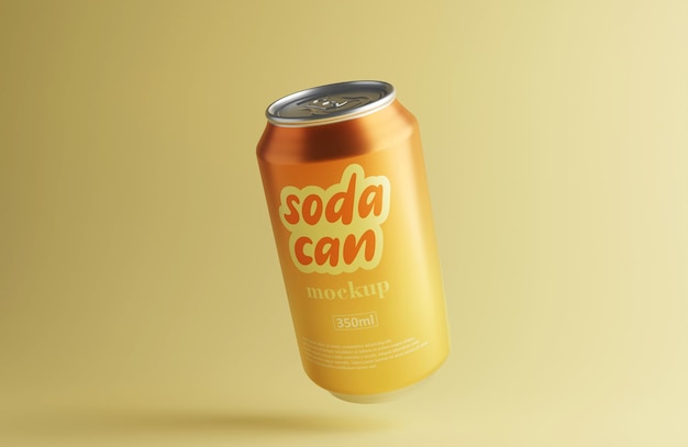 Maquette de bouteille de soda